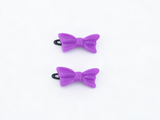 American Girl Purple Bow Hair Clips Set 2 For 18'' Doll Beauty Accessories