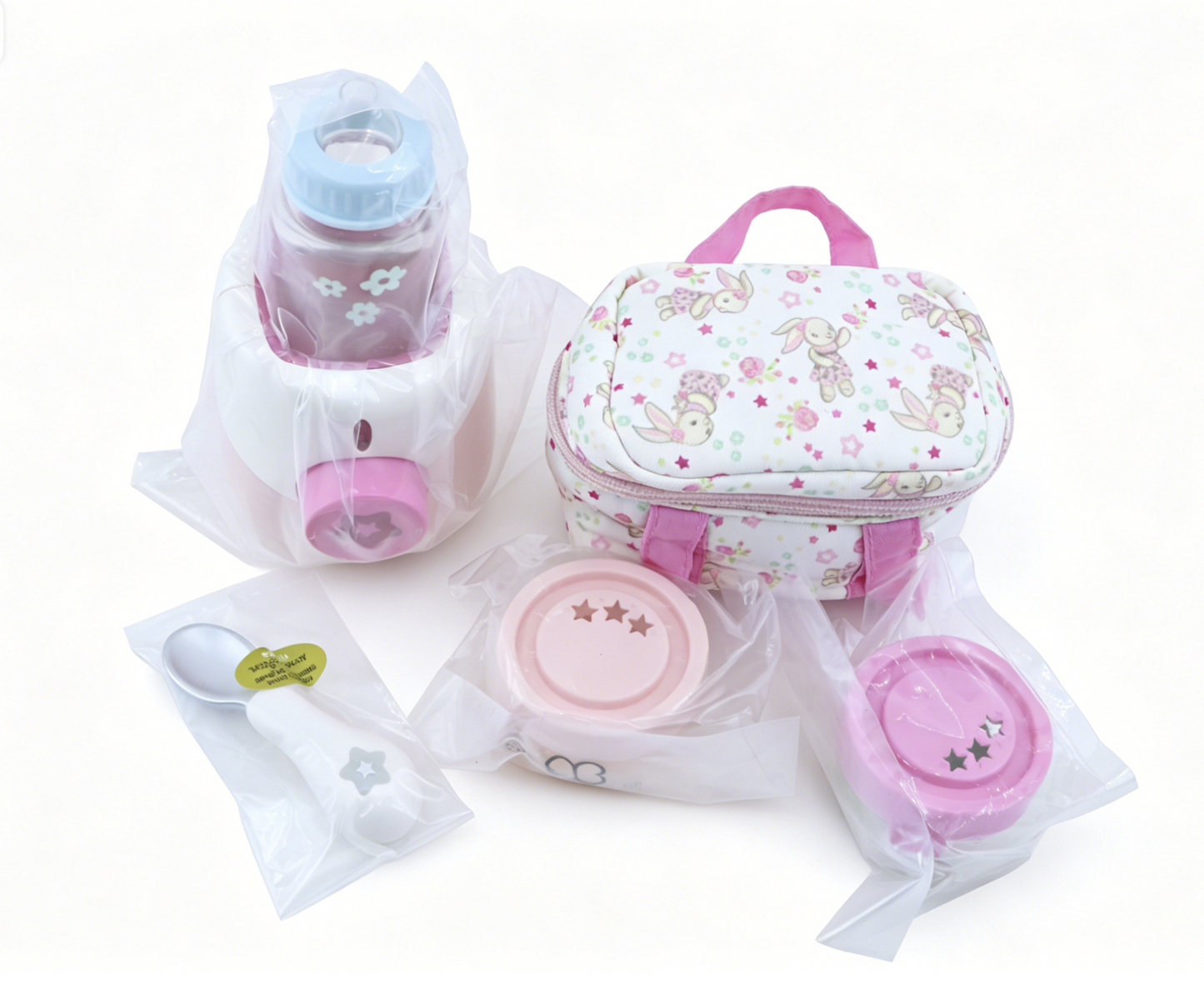 American Girl Bitty Baby Bottle-Warming Feeding Playset for 15" Doll