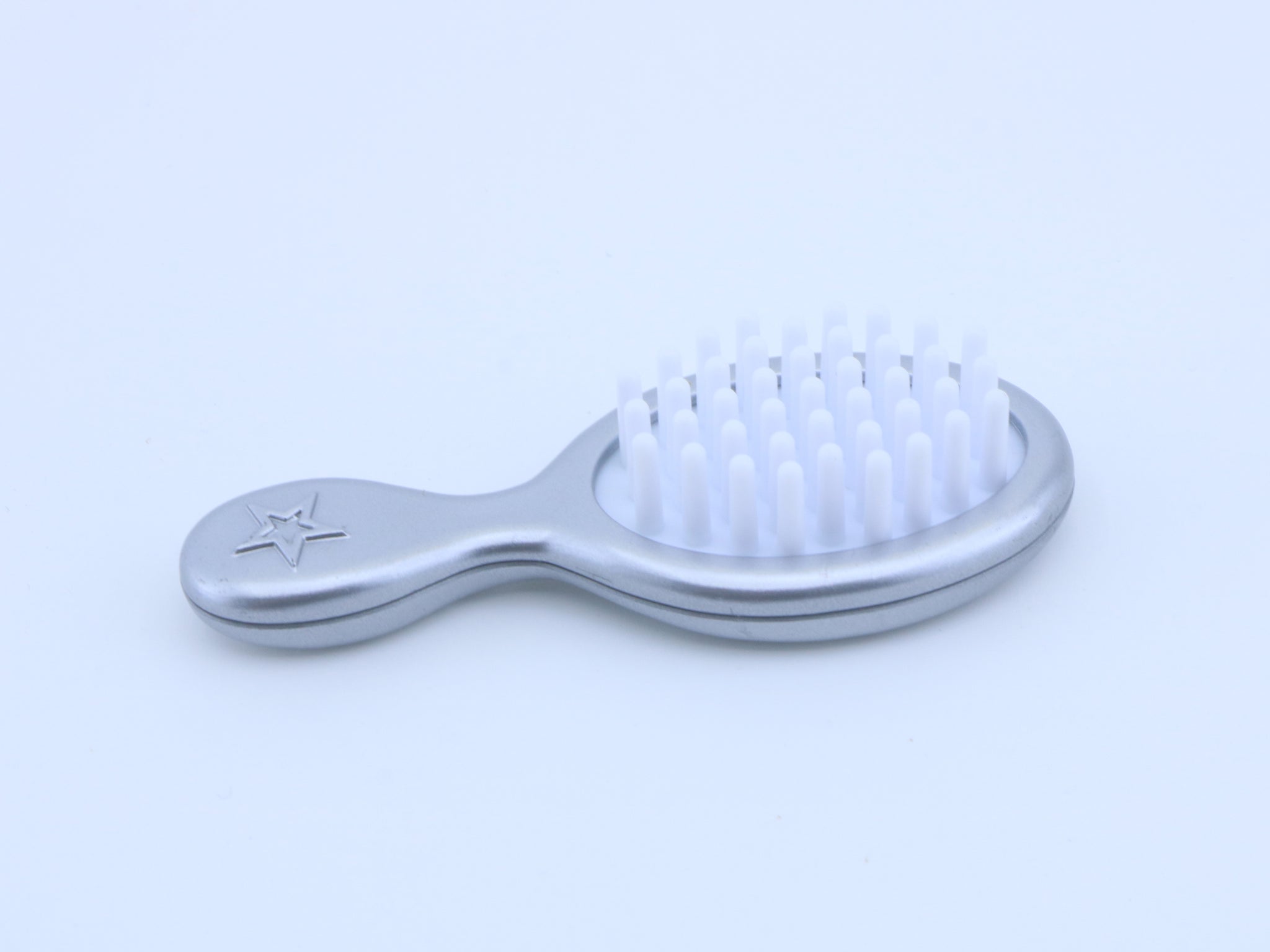 American Girl A silvery doll-sized hairbrush with floral details for 18'' doll Princess Rapunzel Hair Accessories