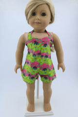 American Girl Tropical Island Print Halter Romper (Truly Me Series) – For 18" Dolls