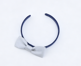 American Girl Navy Blue Glitter Silver Bow Headband FOR 14.5'' DOLL
