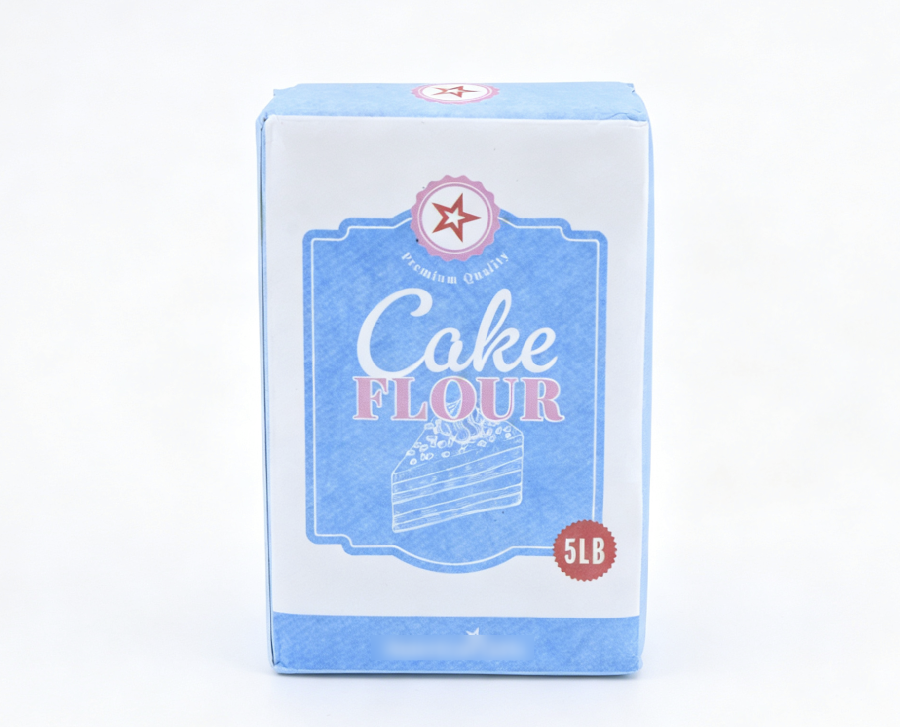 Mini 5LB Cake Flour Paper Box Baking Prop for 18'' Doll Kitchen Bakery Pretend Play