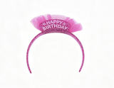 American Girl Happy Birthday Glitter Tulle Headband FOR 18'' DOLL