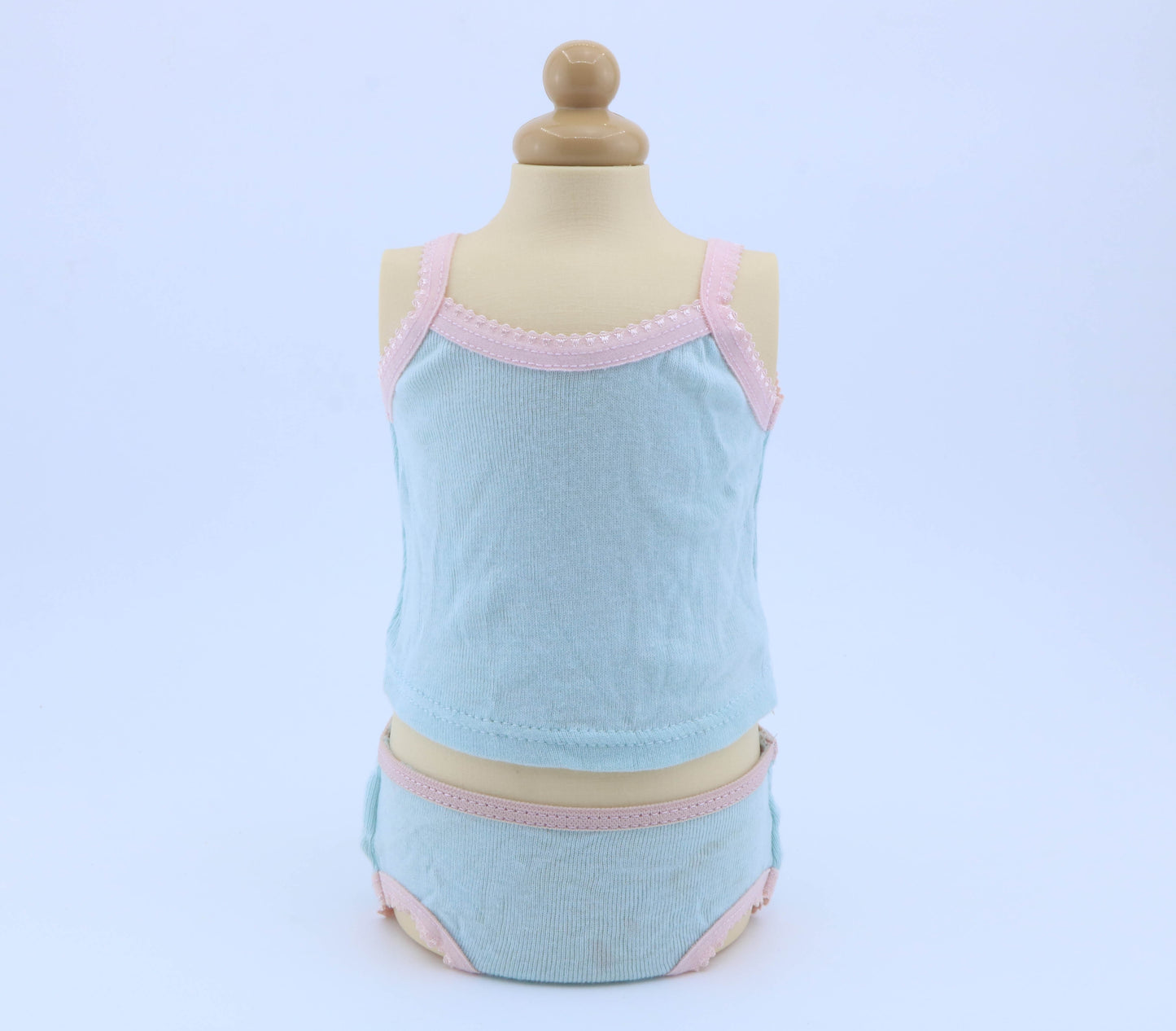American Girl Light Blue & Pink Trim Cami & Underwear Set for 18" Dolls