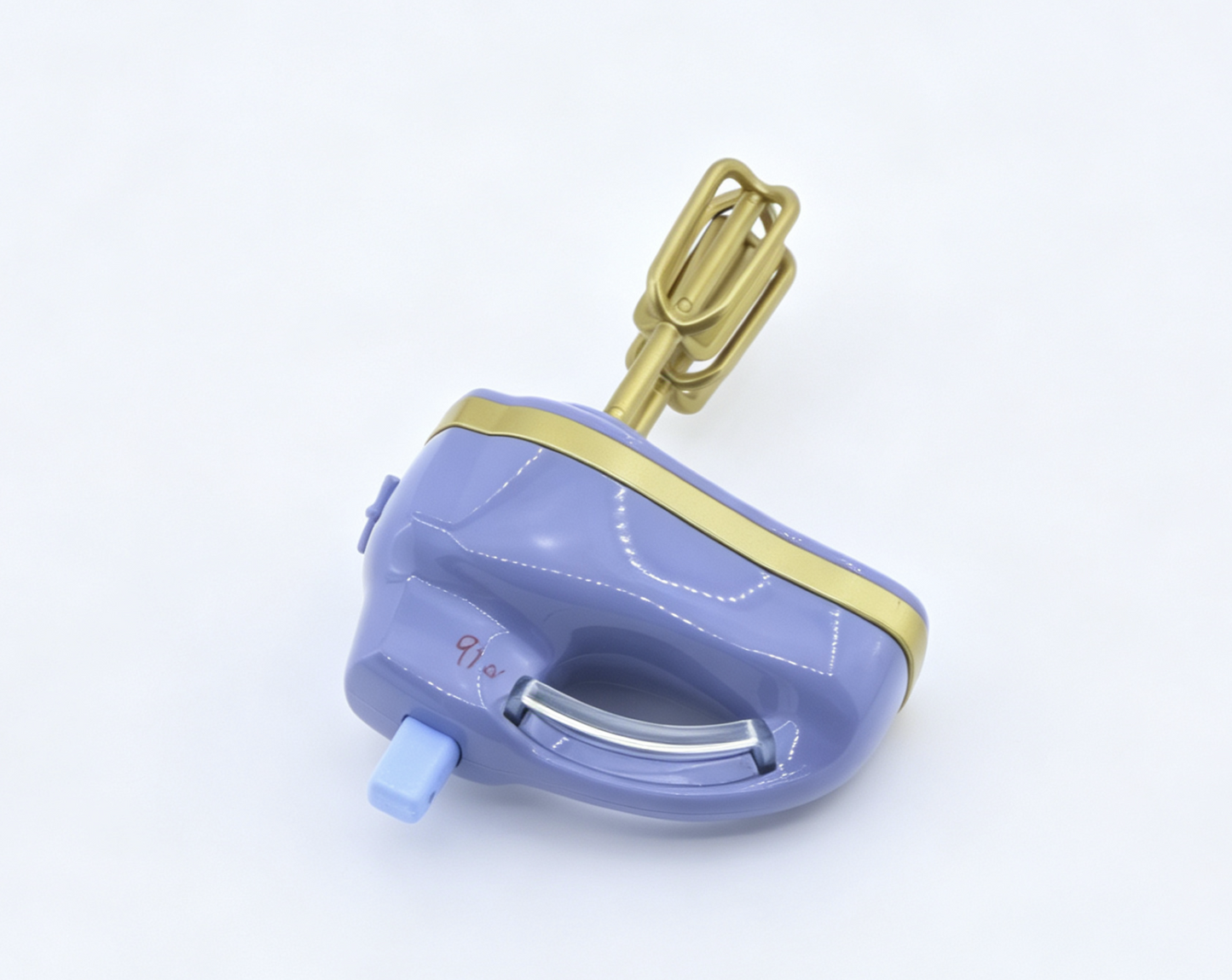 Lavender Gold Mini Hand Mixer Pretend Baking Kitchen Prop Accessory for 18'' doll