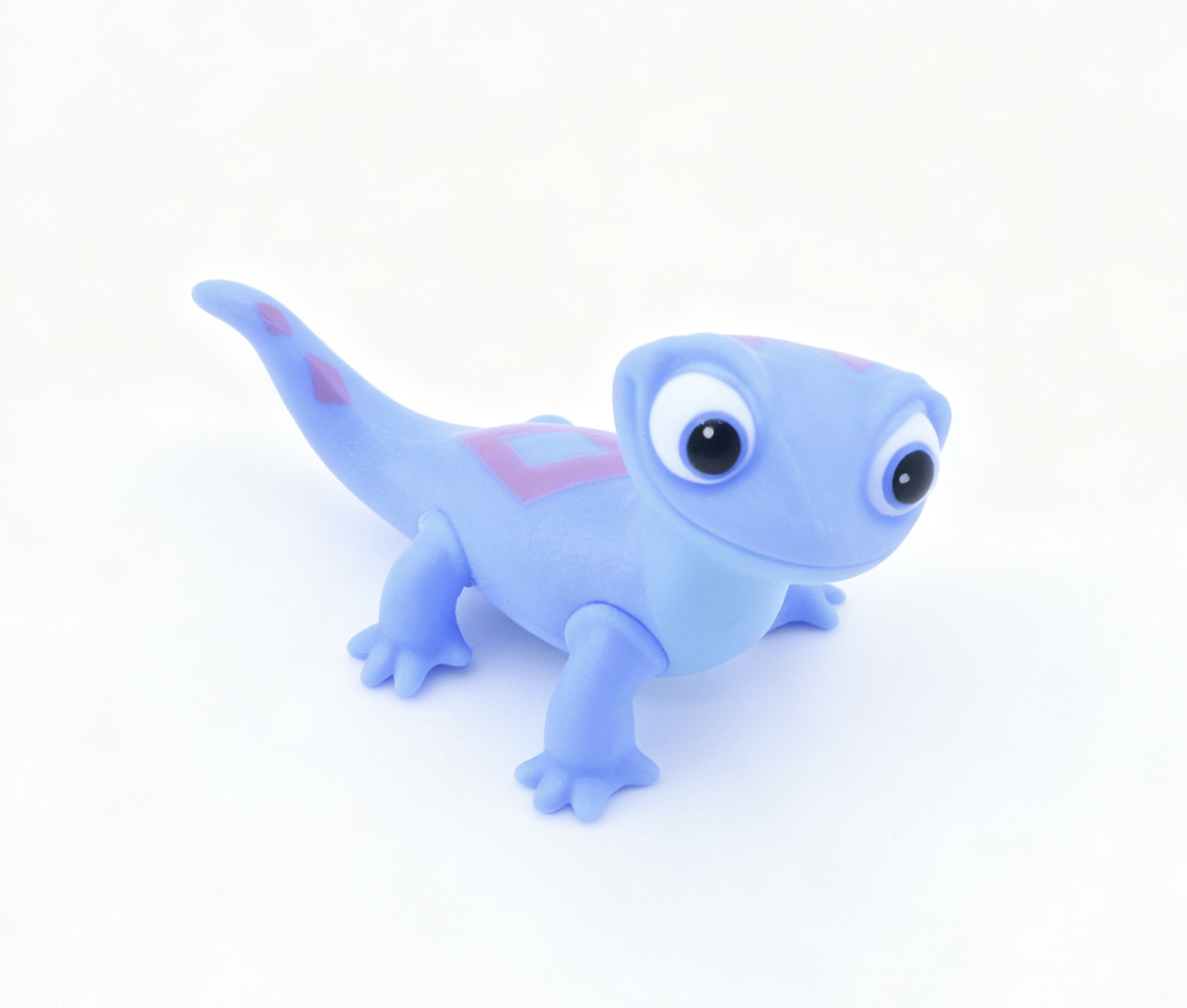 Blue Fire Spirit Salamander Bruni Mini Figure Prop for 18'' Doll Fantasy Scene Pretend Play