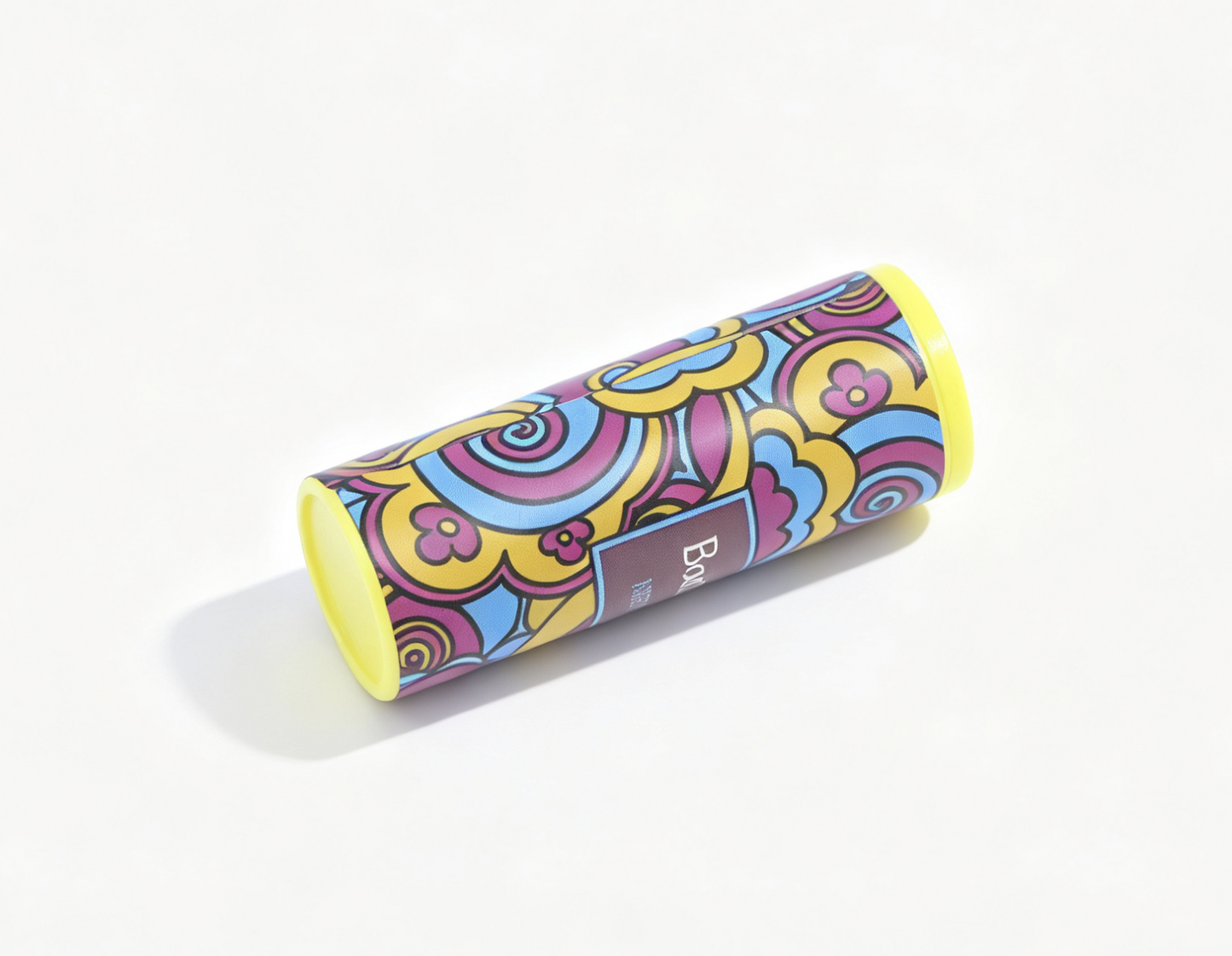 Retro Swirl Print Body Powder Shaker Bottle for 18'' Doll 70s Groovy Bathroom Pretend Play