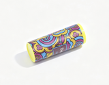 Retro Swirl Print Body Powder Shaker Bottle for 18'' Doll 70s Groovy Bathroom Pretend Play