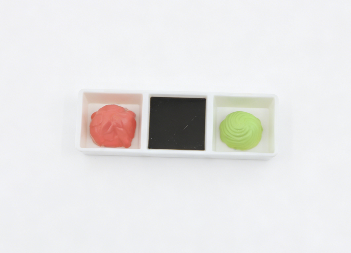 Dipping Sauce Tray for 18" Doll Food Sushi Set Wasabi Ginger Soy