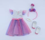American Girl Wellie Wishers Birthday Tutu Outfit Set – For 14.5" Dolls