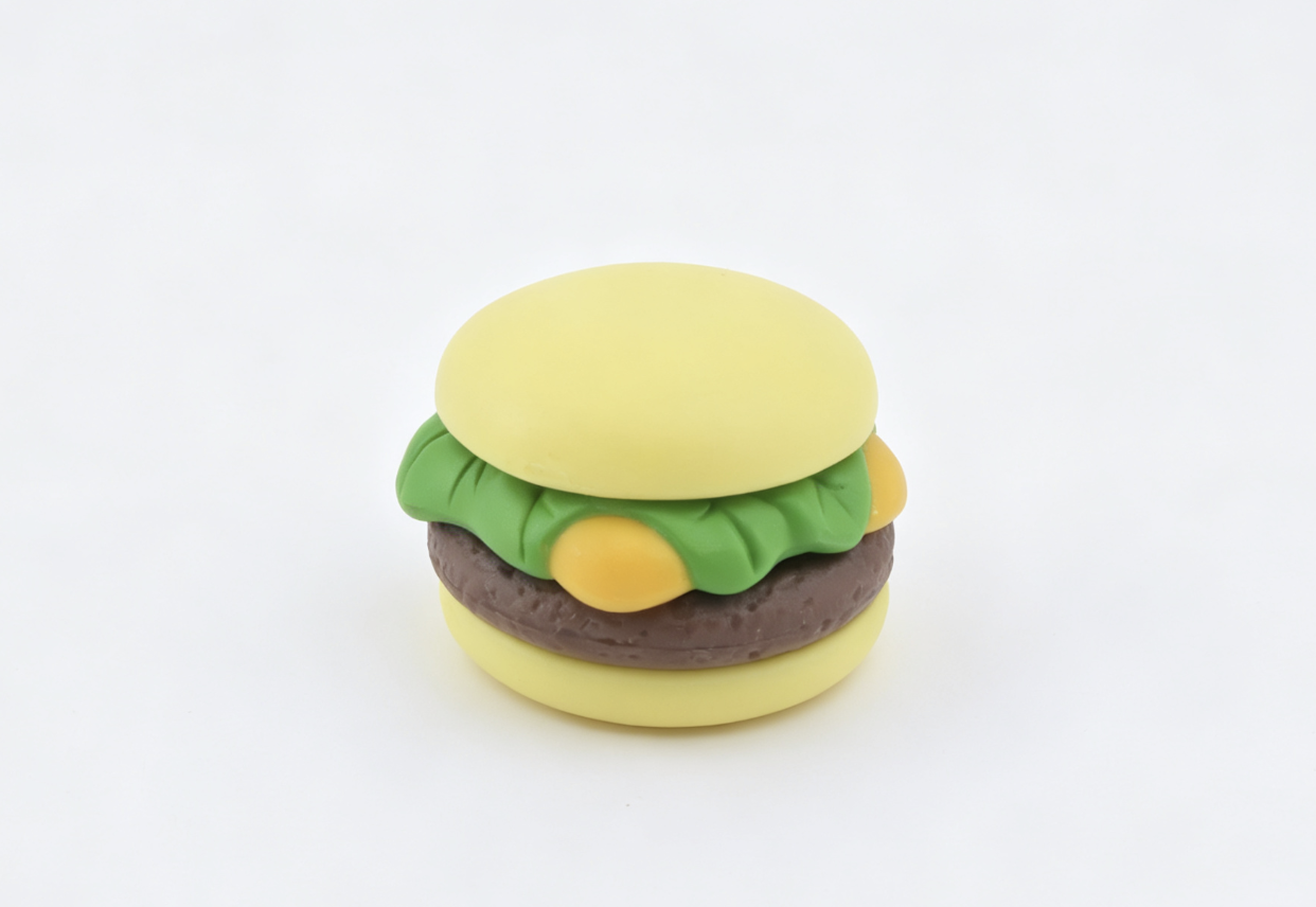 Maryellen's burger for 18" doll food Seaside Diner playset