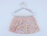 American Girl x Something Navy Iridescent Pink Sequin Holiday Skirt With Original Hanger – For 18" Dolls