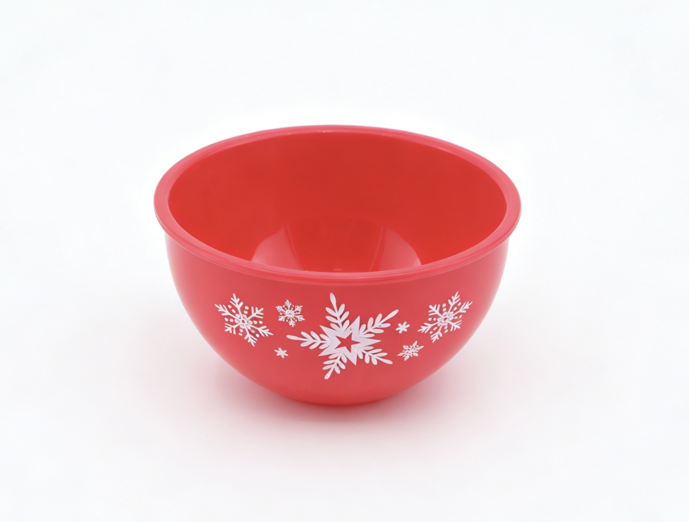 American Girl Red Christmas Snowflake Bowl for 18'' Doll kicthen cooking