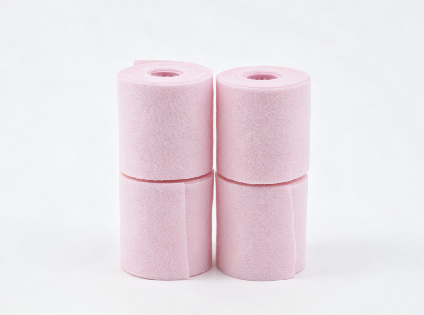 4 Rolls Mini Pink Bath Tissue Toilet Paper Prop for 18'' Doll Retro Groovy Bathroom Pretend Play