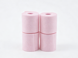 4 Rolls Mini Pink Bath Tissue Toilet Paper Prop for 18'' Doll Retro Groovy Bathroom Pretend Play