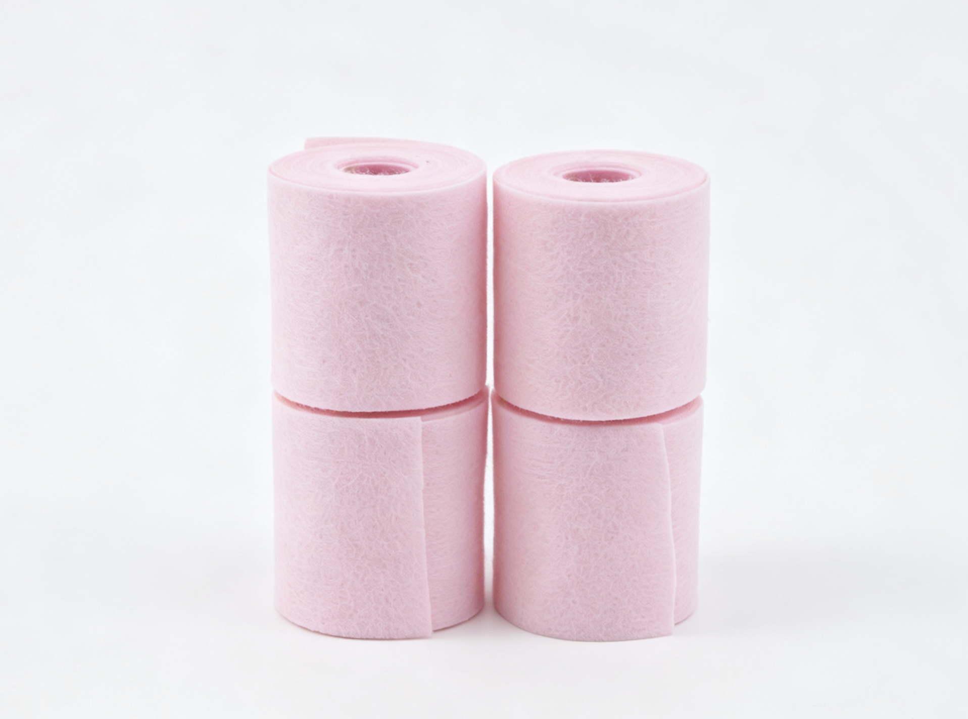 4 Rolls Mini Pink Bath Tissue Toilet Paper Prop for 18'' Doll Retro Groovy Bathroom Pretend Play