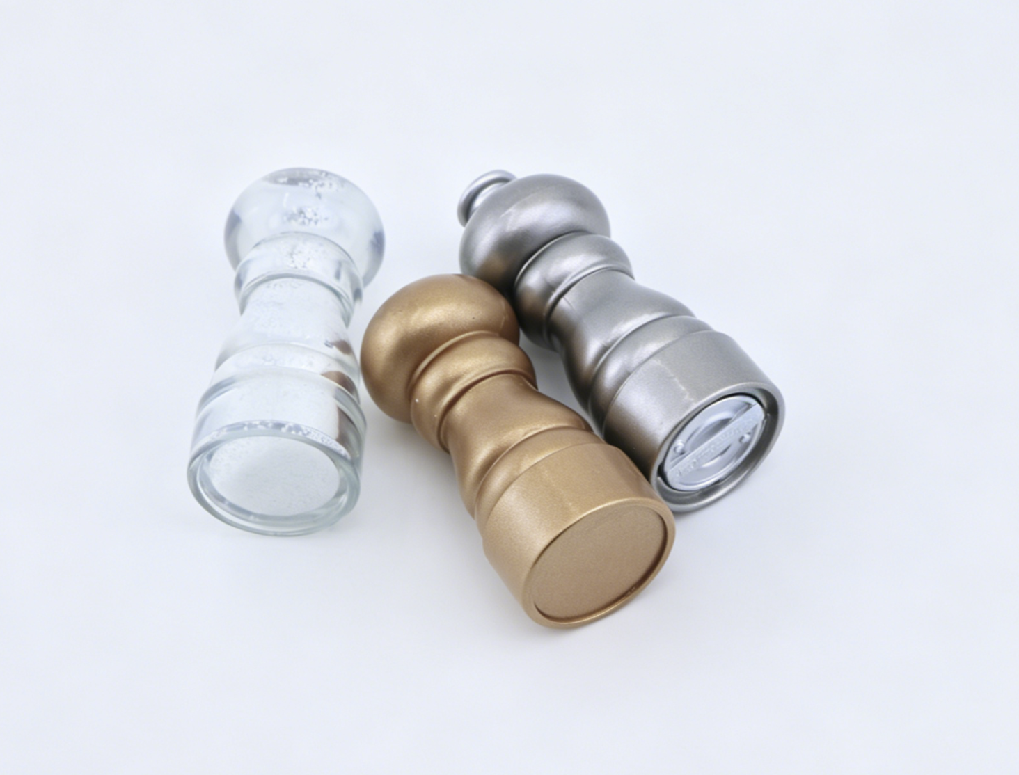 American Girl Doll Salt Pepper Grinders | 3-Piece Mini Dining Spice Set - 18" Doll Accessory