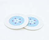 American Girl Blue Star Dessert Plates Set of 2 - For 18" Dolls