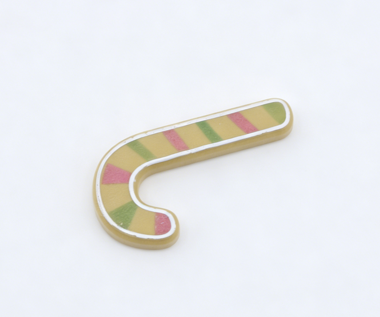 Mini Striped Candy Cane Pretend Food Prop FOR 18'' DOLL | Christmas Doll Kitchen Accessory