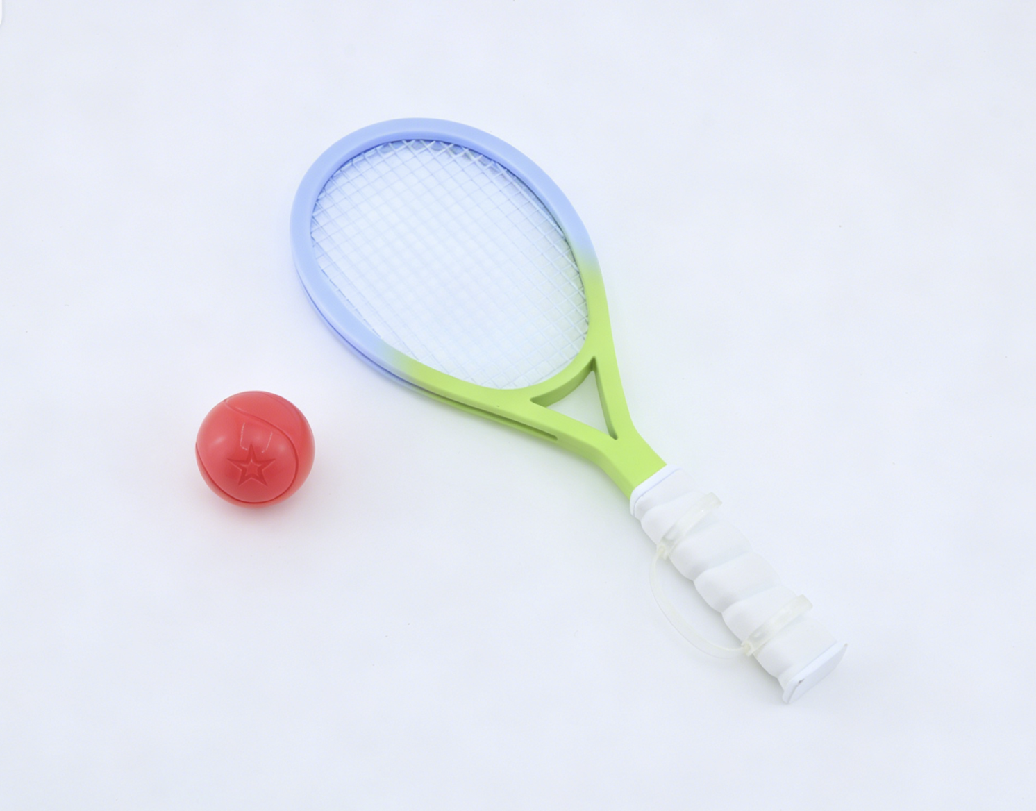 Authentic American Girl Gradient Tennis Racket Toy Set With Red Ball For 18'' Doll