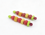 2pcs Fruit Kabobs for 18" Doll Campus Snack Cart