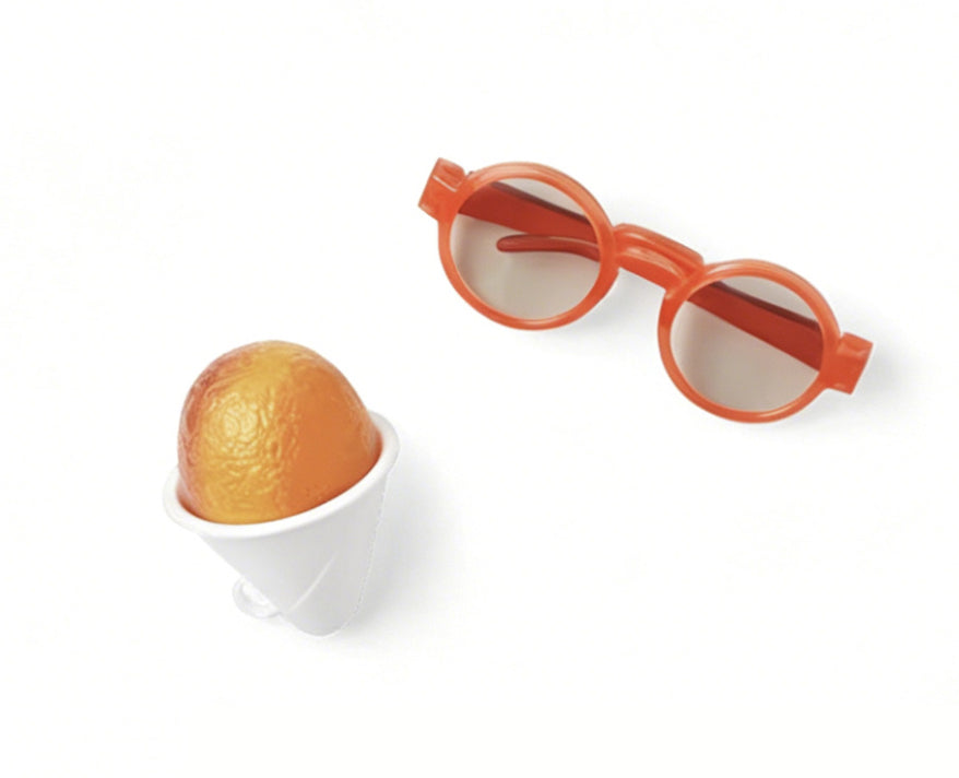 American Girl Orange Sunglasses & Snow Cone Accessory Set for 18'' Dolll Nanea’s Beach Accessory
