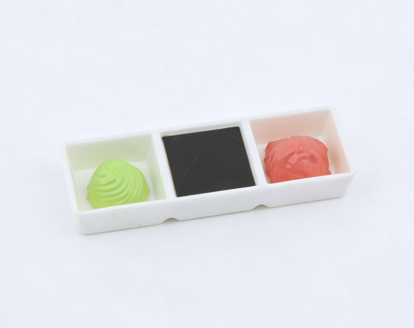 American Girl Dipping Sauce Tray for 18" Doll Food Sushi Set Wasabi Ginger Soy