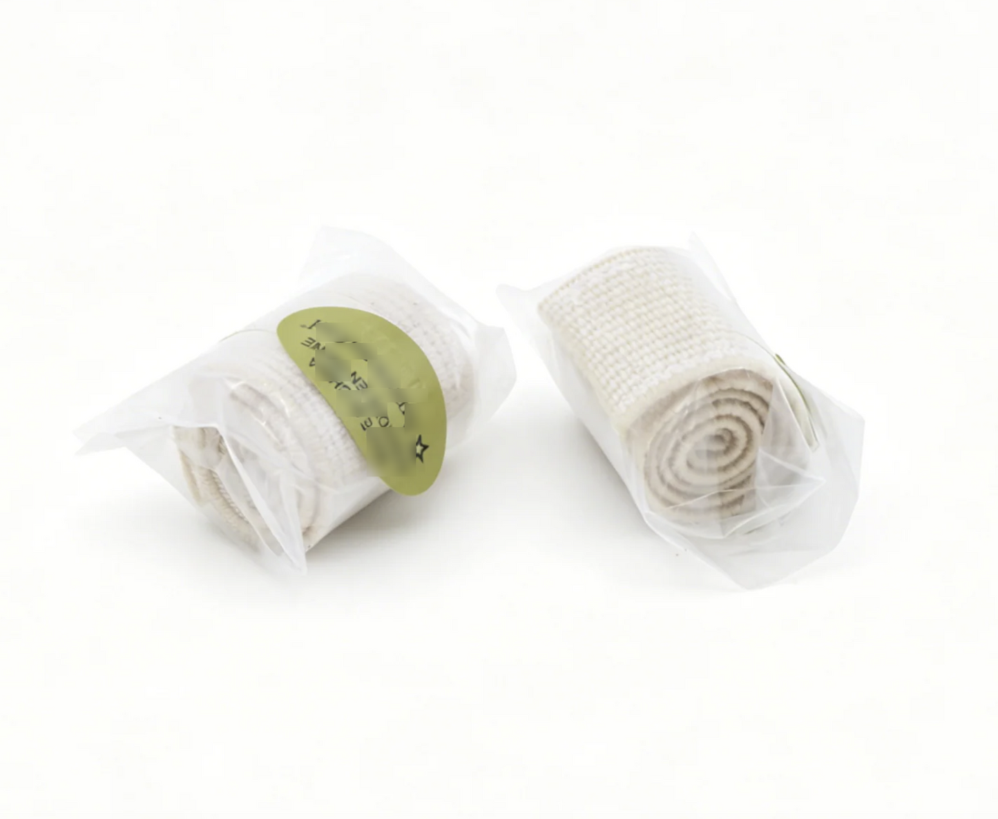2Pcs Rolled Knit Bath Towel Prop for 18'' Doll Bathroom Spa Pretend Play