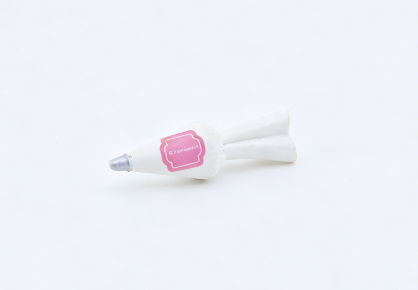Mini White Pastry Piping Bag Frosting Decorating Prop FOR 18'' DOLL | Doll Bakery Kitchen Accessory