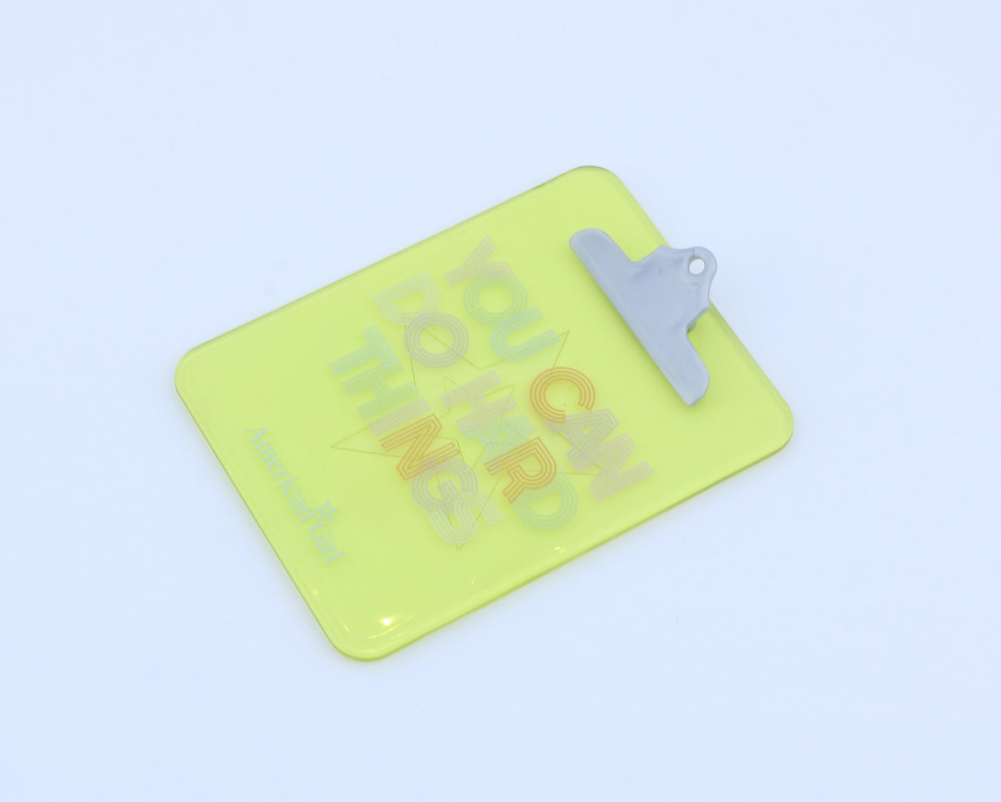 American Girl Yellow Clipboard - From Colorful Cubbies Locker Set - For 18" Dolls