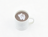 Snowflake Hot Cocoa Mug Play Food for 18" American Girl Doll Silly Hanukkah Sweater