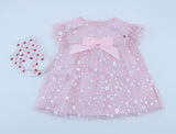 American Girl Pink Star Tulle Nightgown & Sock Set - For 18" Doll dress