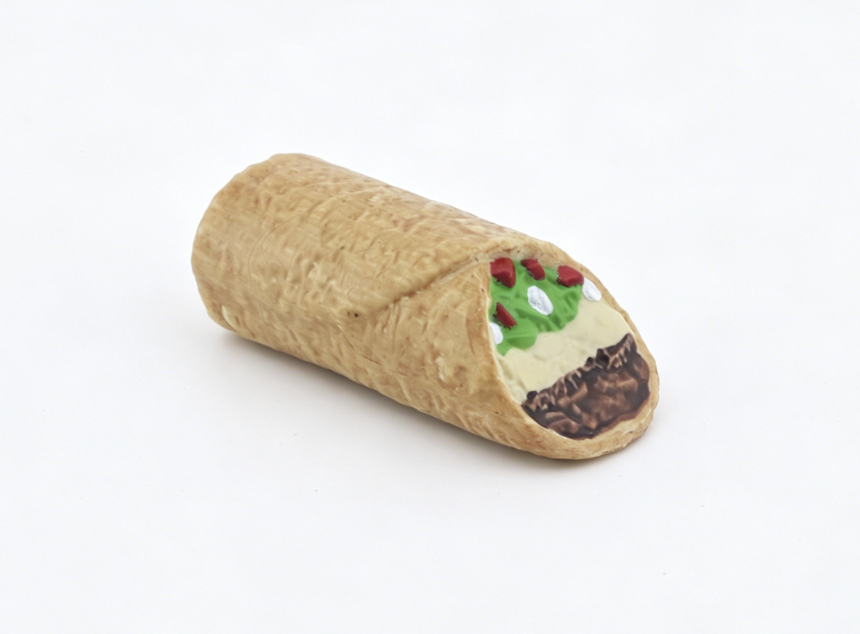 A steak burrito for 18'' doll food Craving Carryout Collection