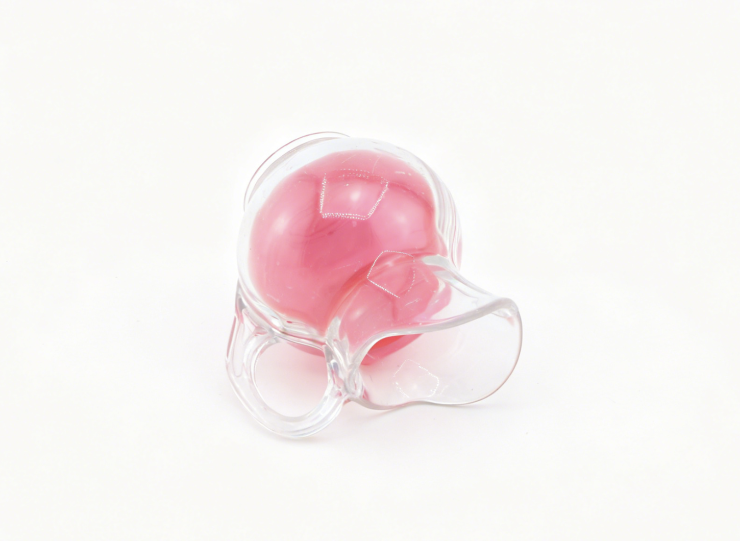 American Girl Mini Glass Pitcher Pink Drink For 18'' Doll Kitchen Accessory