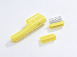 Yellow Powerpro Hair Dryer with 2 Attachments for 18'' Doll Retro 70s Groovy Bathroom Pretend Play