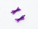 American Girl Purple Bow Hair Clips Set 2 For 18'' Doll Beauty Accessories