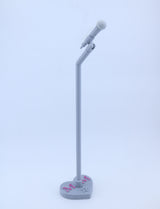 American Girl Gray Heart Base Microphone Stand With Extra Mic – For 18" Dolls