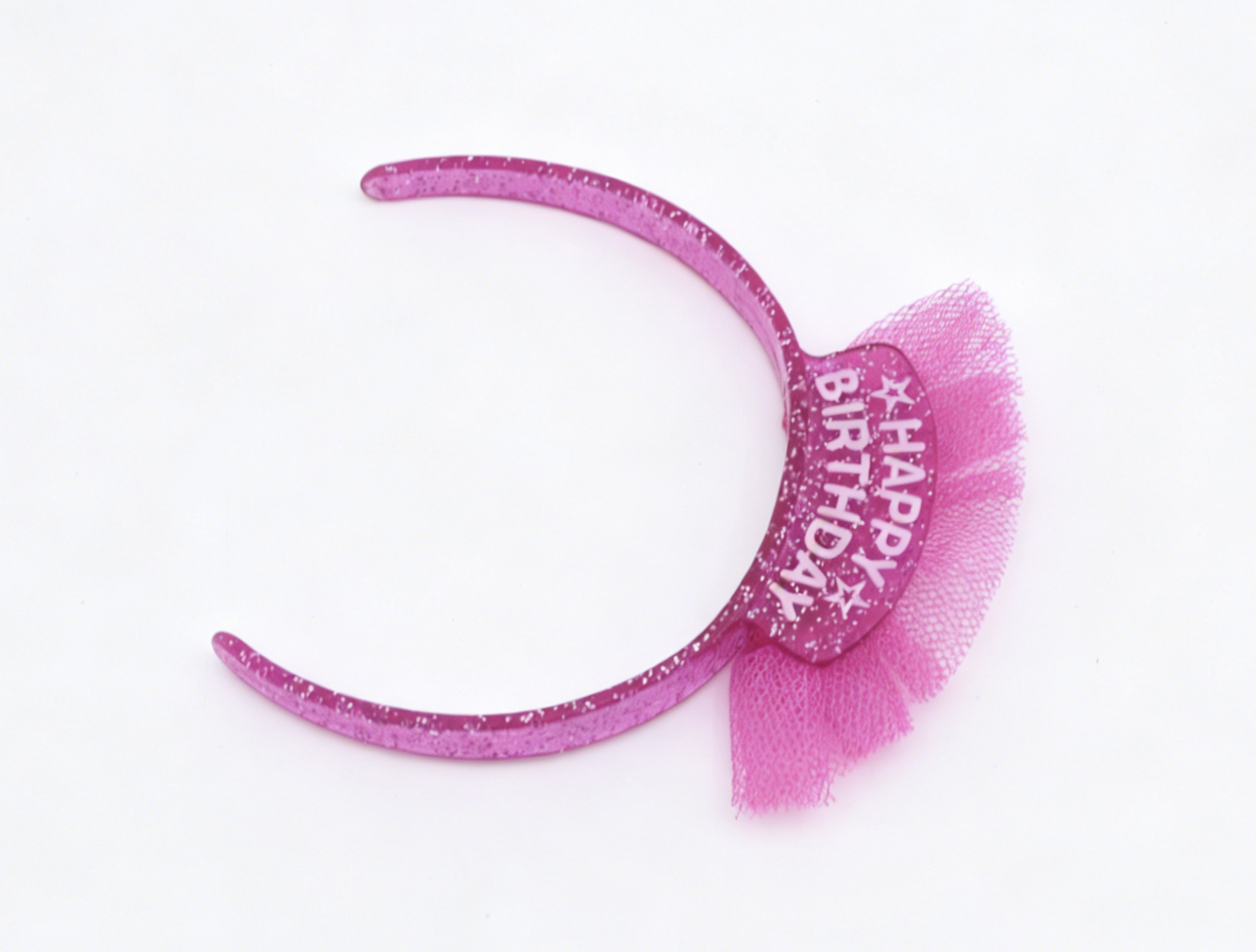 American Girl Happy Birthday Glitter Tulle Headband FOR 18'' DOLL