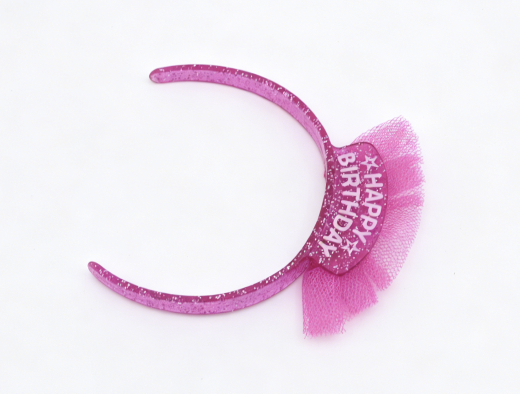 American Girl Happy Birthday Glitter Tulle Headband FOR 18'' DOLL