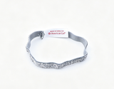 Authentic American Girl Silver Glitter Elastic Belt Accessory For 18'' Doll
