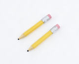 Yellow Pencil Set With Eraser For 18'' Doll School Stationery Accessory