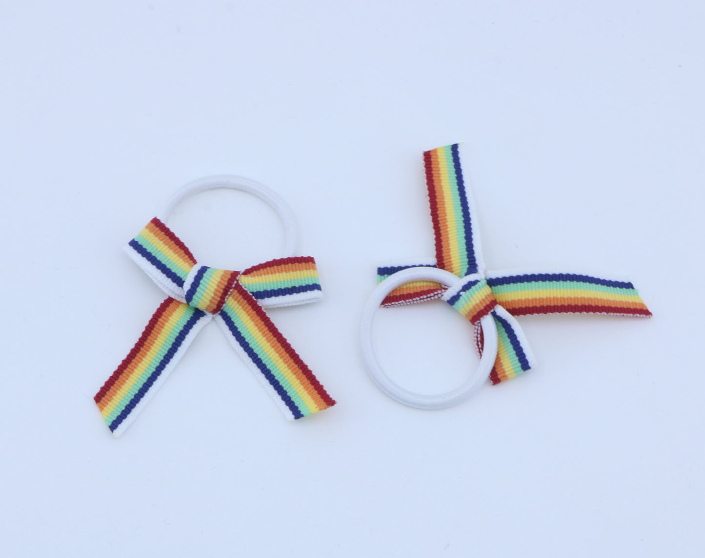 American Girl Rainbow Stripe Hair Tie Set - From Julie's Groovy Bathroom Set - For 18" Dolls
