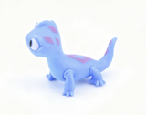Blue Fire Spirit Salamander Bruni Mini Figure Prop for 18'' Doll Fantasy Scene Pretend Play
