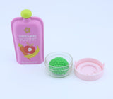 American Girl Organic Yogurt Pouch & Peas Food Set for 18" Doll bitty baby