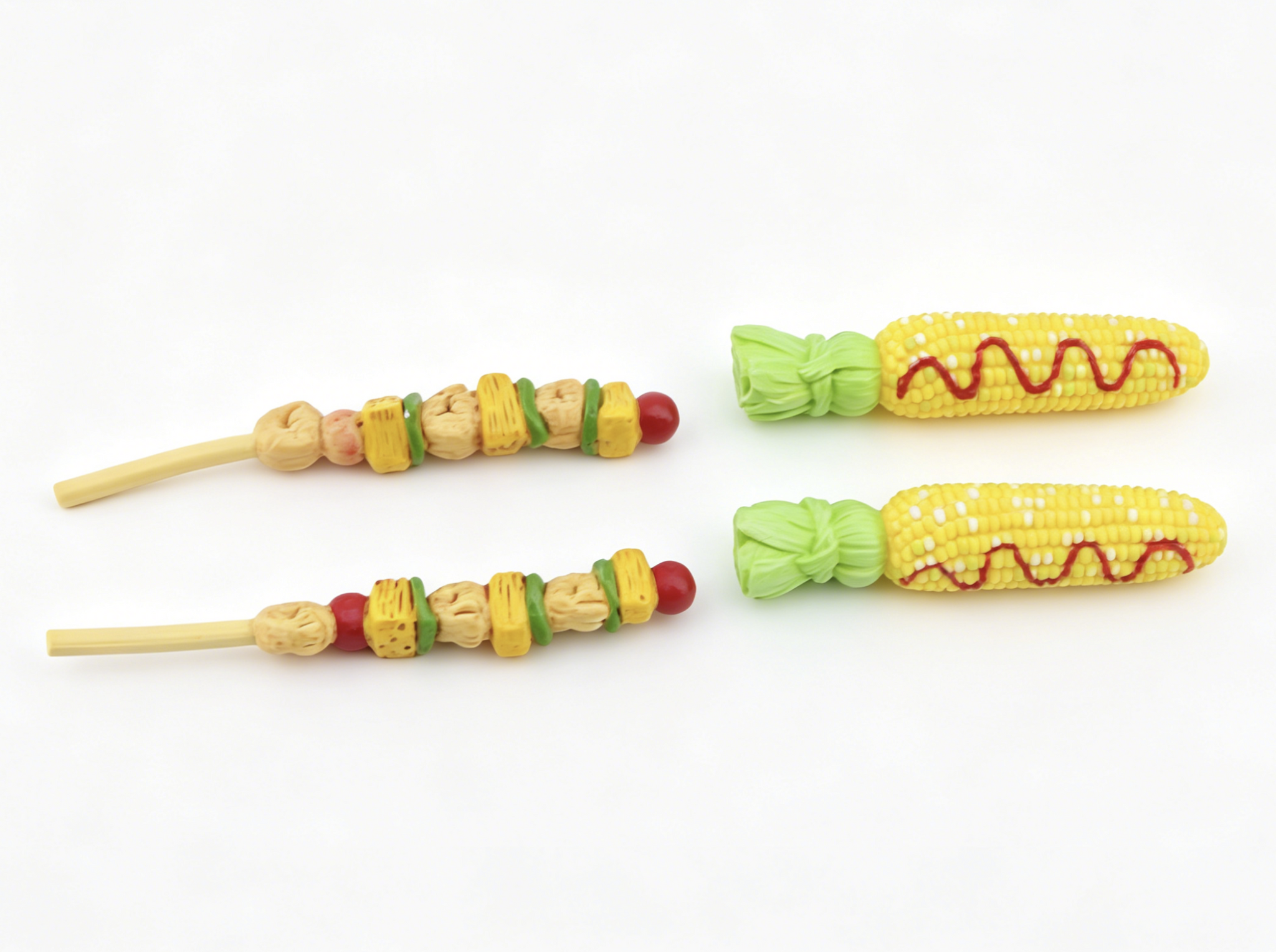 American Girl Joss Beach Grill Corn & Kabobs FOR 18'' DOLL