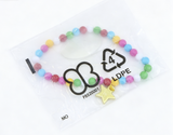 American Girl Rainbow Beaded Star Charm Necklace FOR 18'' DOLL
