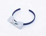 American Girl Navy Blue Glitter Silver Bow Headband FOR 14.5'' DOLL