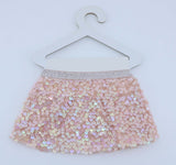 American Girl x Something Navy Iridescent Pink Sequin Holiday Skirt With Original Hanger – For 18" Dolls