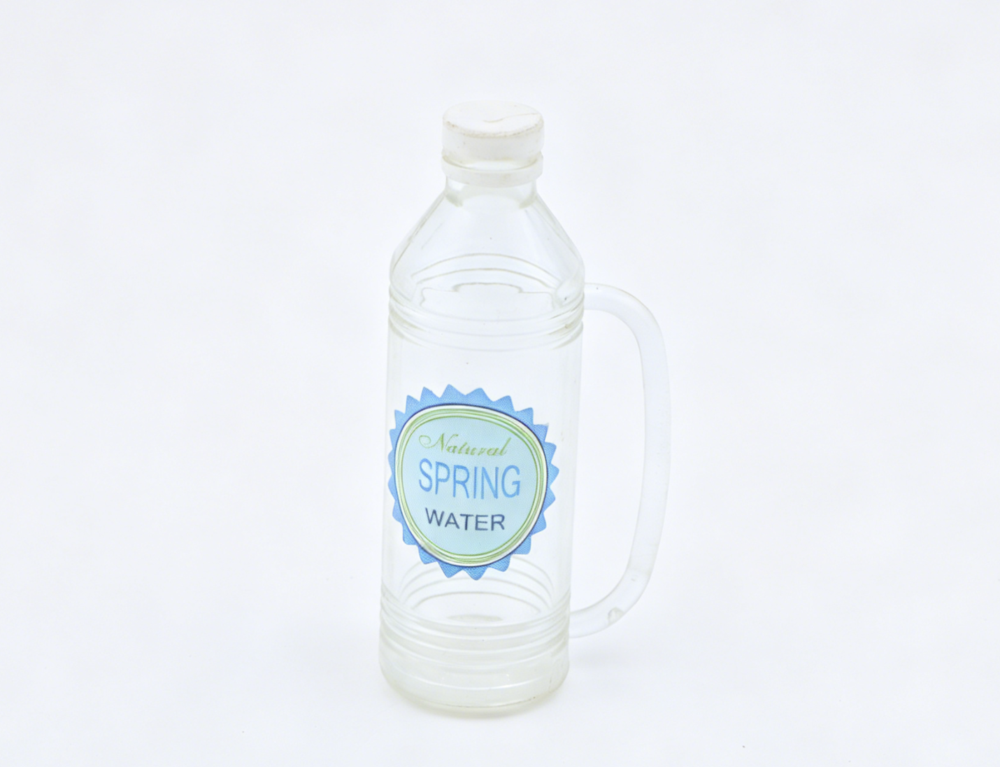 Natural Spring Water Bottle With Handle For 18'' Doll Kitchen Outdoor Drink Accessory