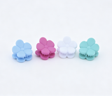 4 Pcs Matte Flower Mini Hair Claw Clips Cute Hair Accessory Set for 18'' doll